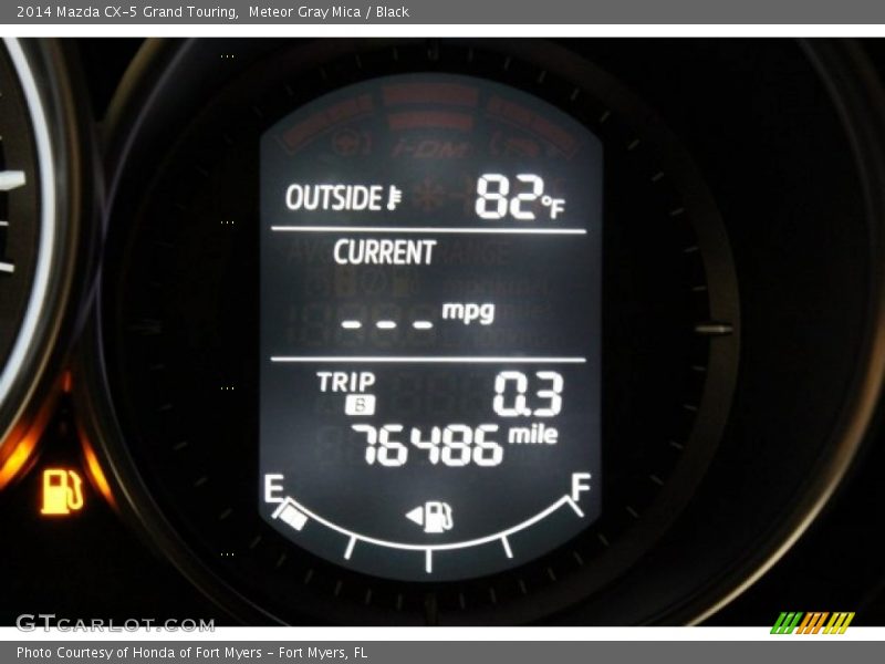Meteor Gray Mica / Black 2014 Mazda CX-5 Grand Touring