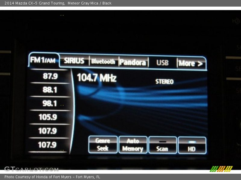 Meteor Gray Mica / Black 2014 Mazda CX-5 Grand Touring