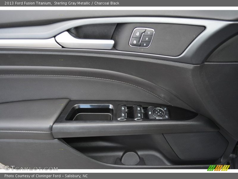 Sterling Gray Metallic / Charcoal Black 2013 Ford Fusion Titanium