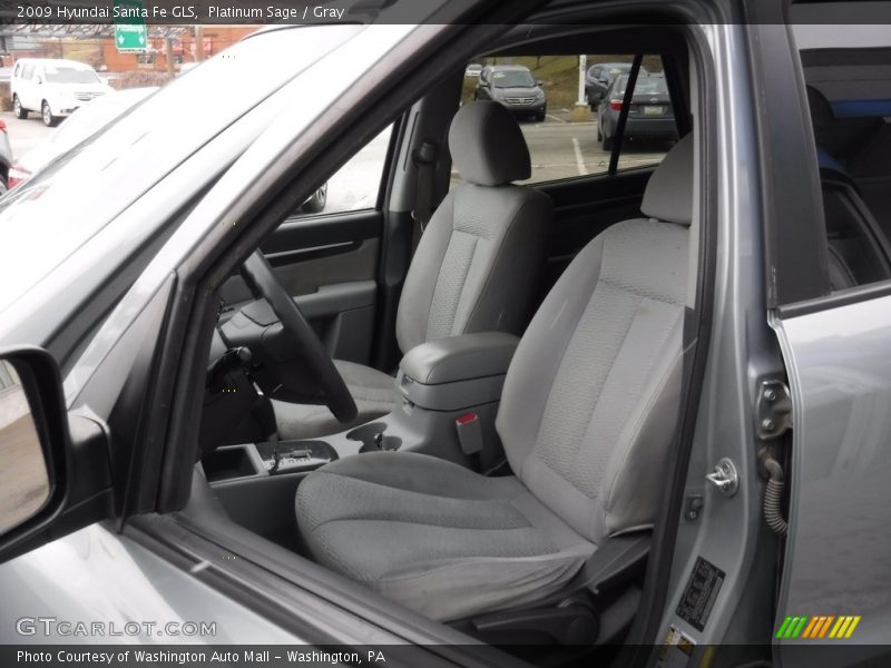 Platinum Sage / Gray 2009 Hyundai Santa Fe GLS