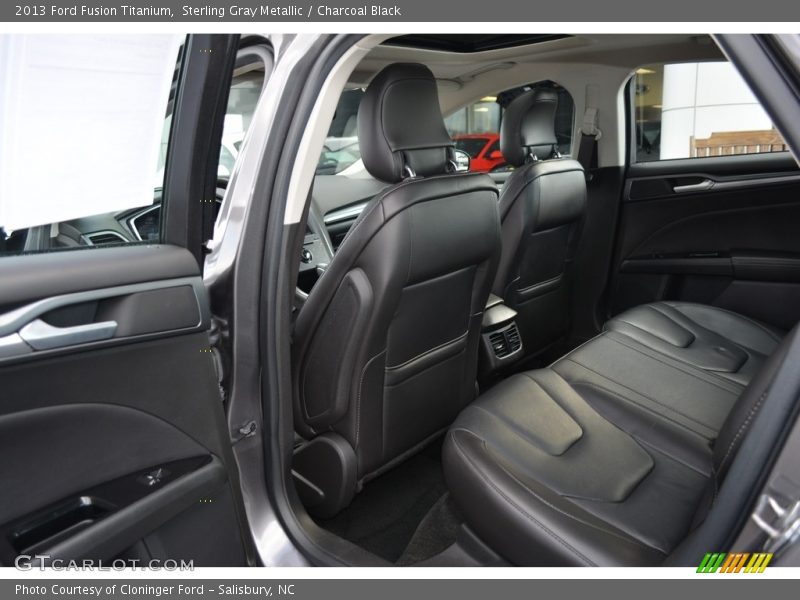 Sterling Gray Metallic / Charcoal Black 2013 Ford Fusion Titanium