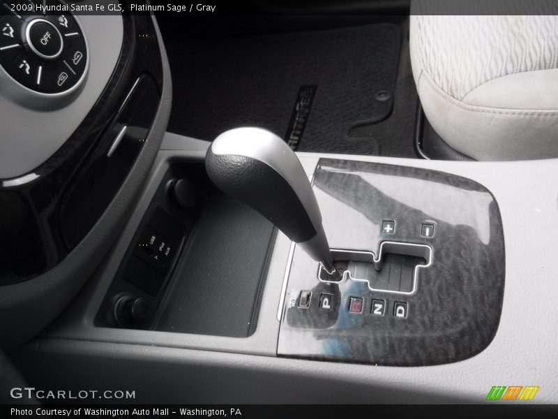 Platinum Sage / Gray 2009 Hyundai Santa Fe GLS