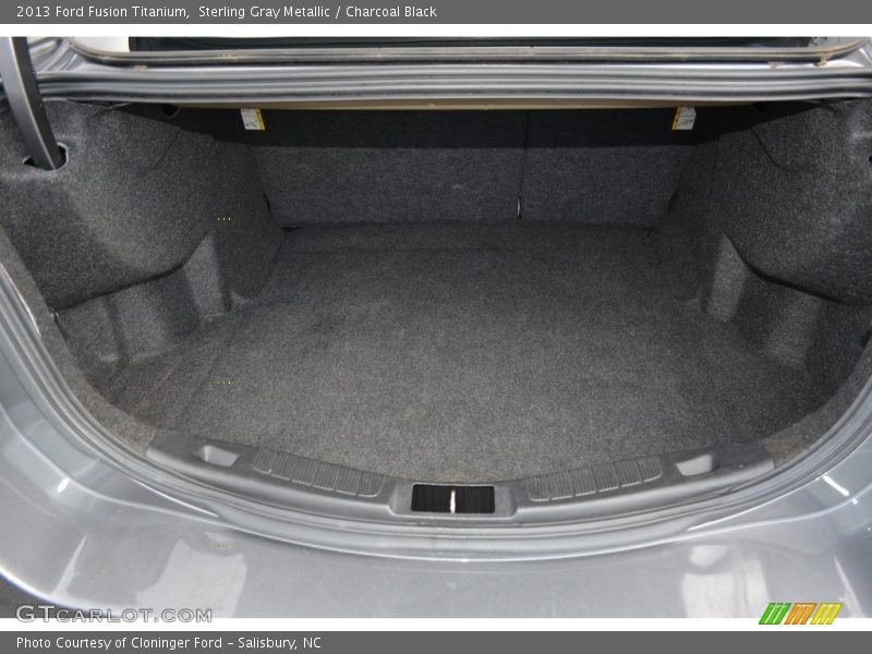 Sterling Gray Metallic / Charcoal Black 2013 Ford Fusion Titanium