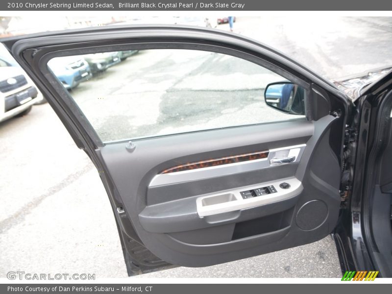 Brilliant Black Crystal Pearl / Dark Slate Gray 2010 Chrysler Sebring Limited Sedan