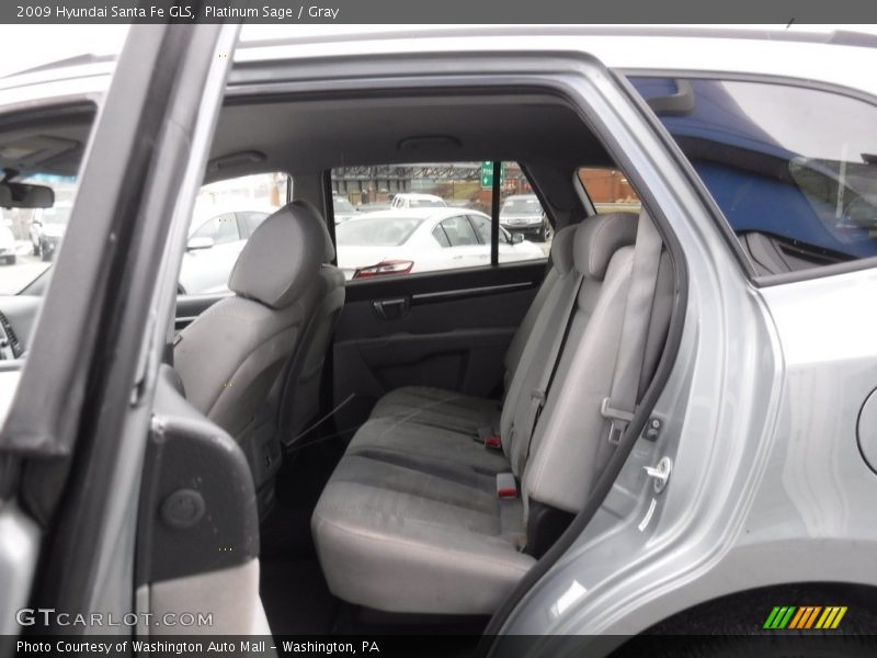 Platinum Sage / Gray 2009 Hyundai Santa Fe GLS