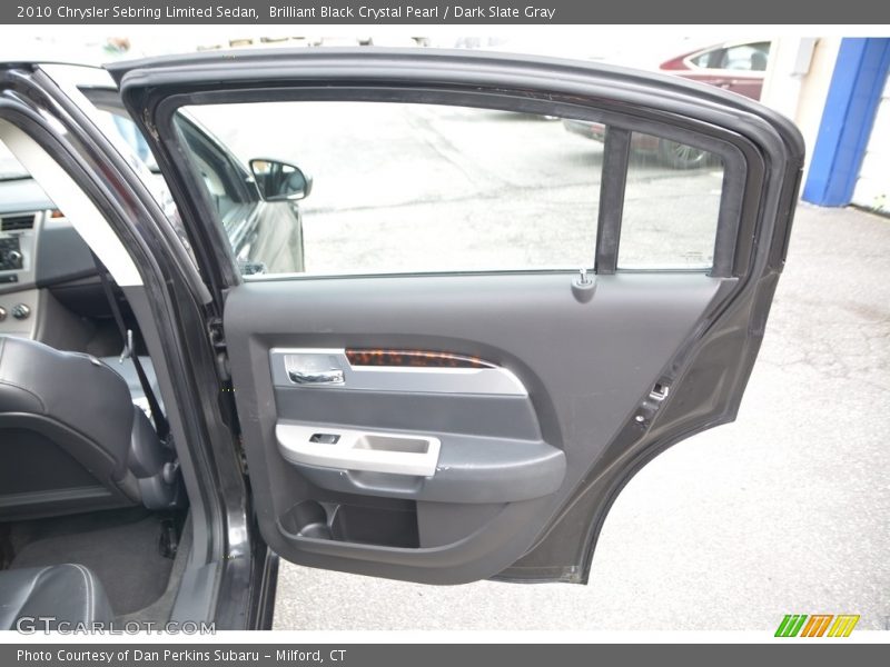 Brilliant Black Crystal Pearl / Dark Slate Gray 2010 Chrysler Sebring Limited Sedan