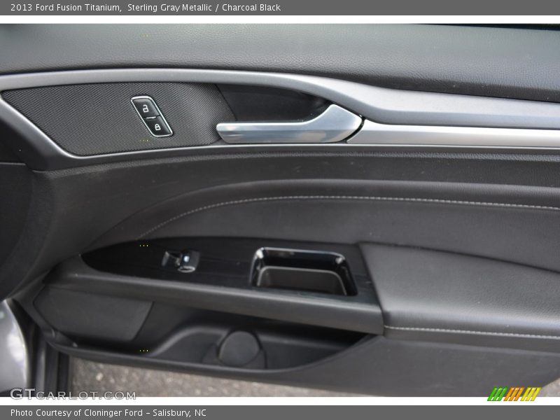 Sterling Gray Metallic / Charcoal Black 2013 Ford Fusion Titanium