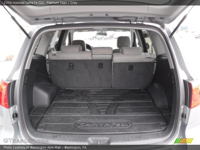 Platinum Sage / Gray 2009 Hyundai Santa Fe GLS