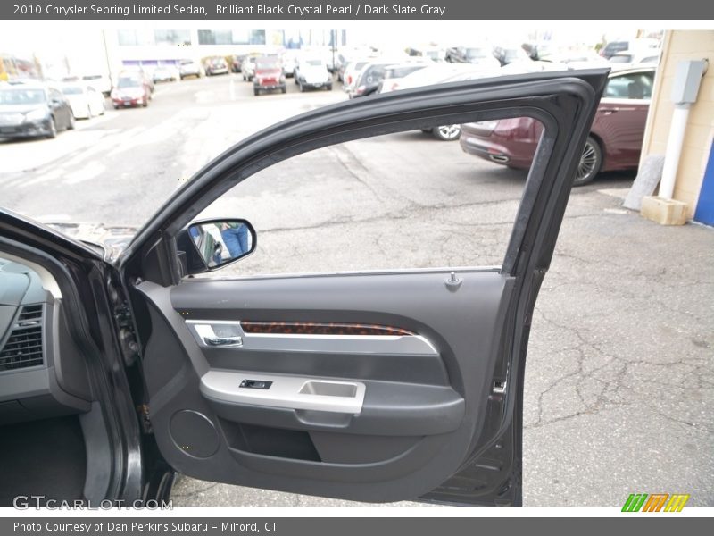 Brilliant Black Crystal Pearl / Dark Slate Gray 2010 Chrysler Sebring Limited Sedan