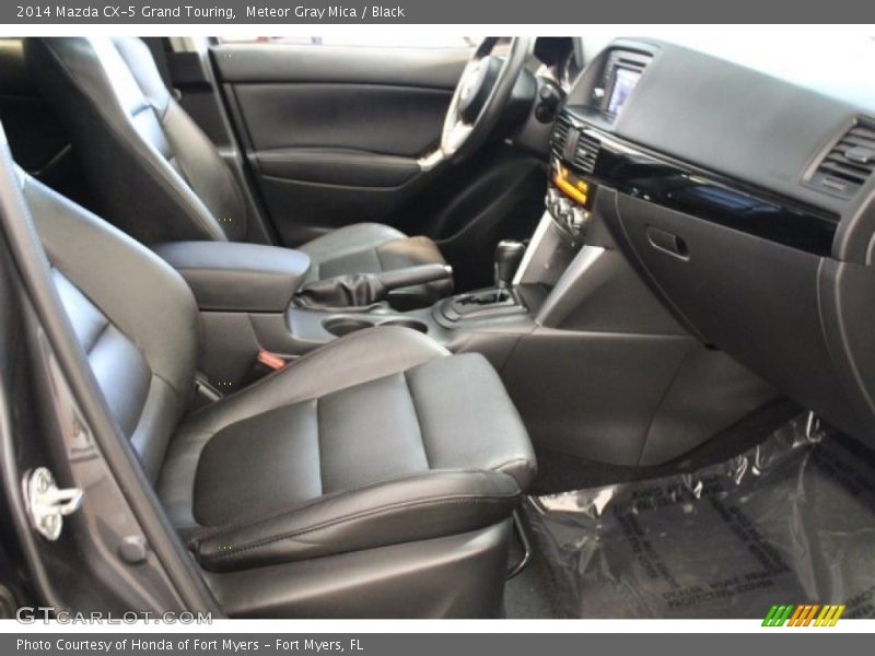 Meteor Gray Mica / Black 2014 Mazda CX-5 Grand Touring
