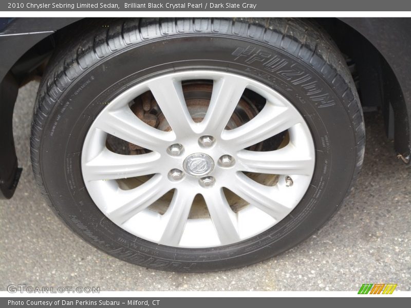 Brilliant Black Crystal Pearl / Dark Slate Gray 2010 Chrysler Sebring Limited Sedan