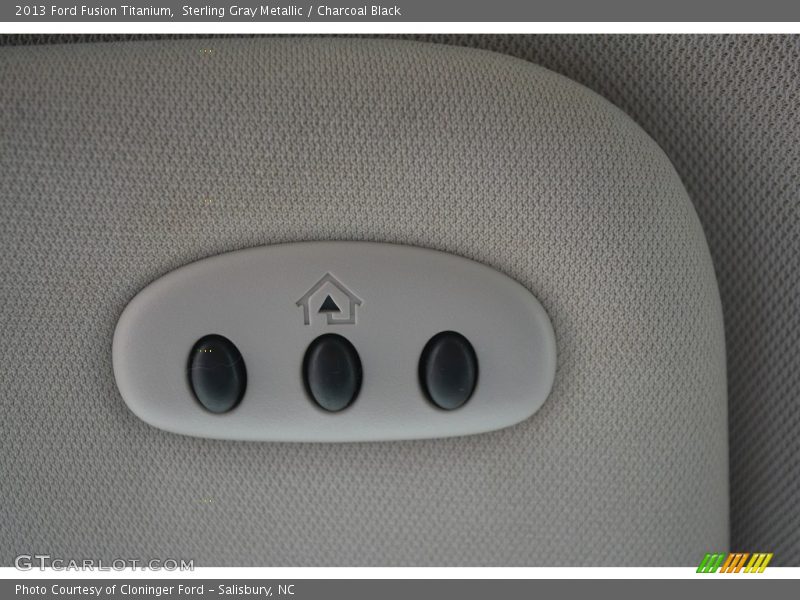 Sterling Gray Metallic / Charcoal Black 2013 Ford Fusion Titanium