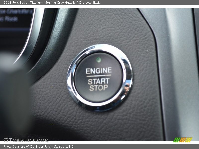 Sterling Gray Metallic / Charcoal Black 2013 Ford Fusion Titanium