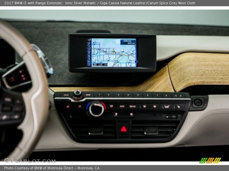 Controls of 2017 i3 with Range Extender