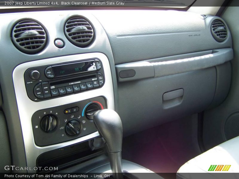 Black Clearcoat / Medium Slate Gray 2007 Jeep Liberty Limited 4x4