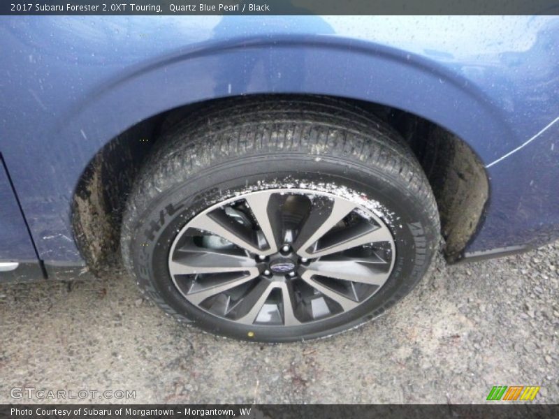 Quartz Blue Pearl / Black 2017 Subaru Forester 2.0XT Touring