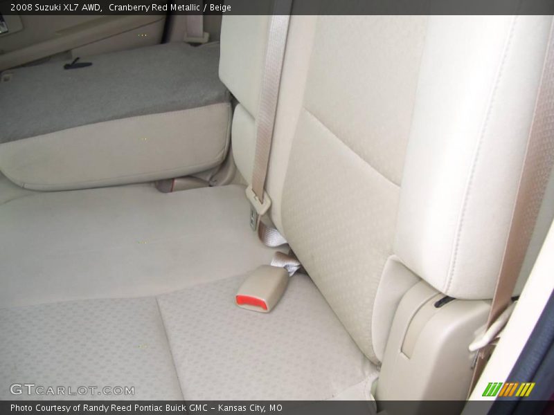 Cranberry Red Metallic / Beige 2008 Suzuki XL7 AWD