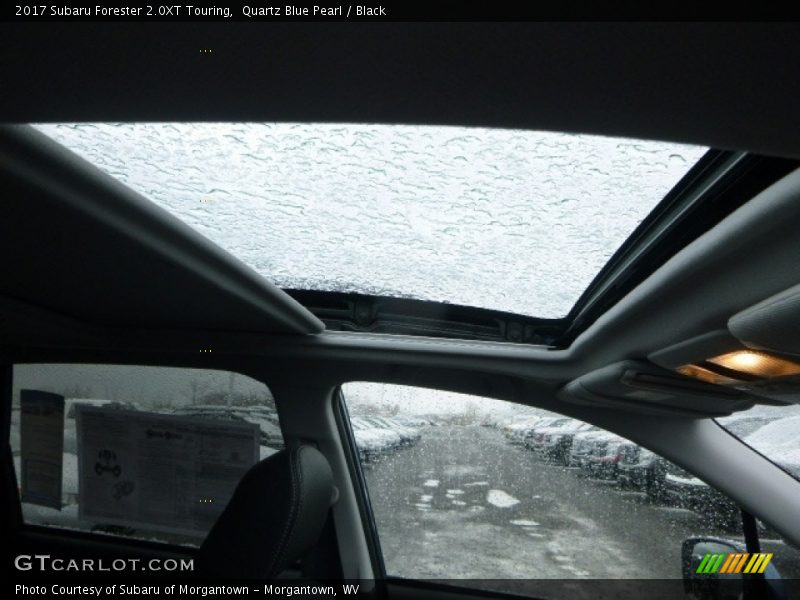 Quartz Blue Pearl / Black 2017 Subaru Forester 2.0XT Touring
