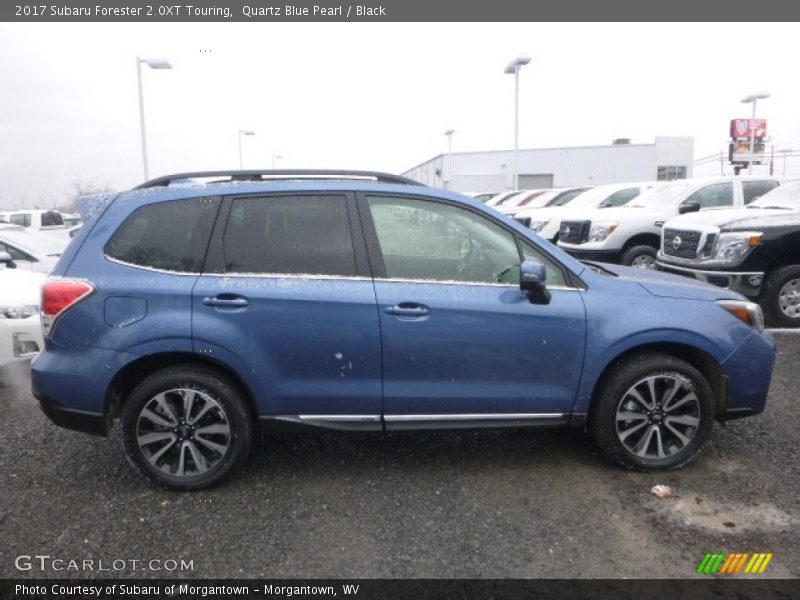 Quartz Blue Pearl / Black 2017 Subaru Forester 2.0XT Touring