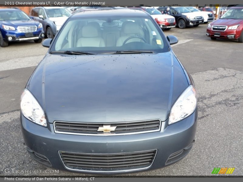 Cyber Gray Metallic / Neutral 2011 Chevrolet Impala LT