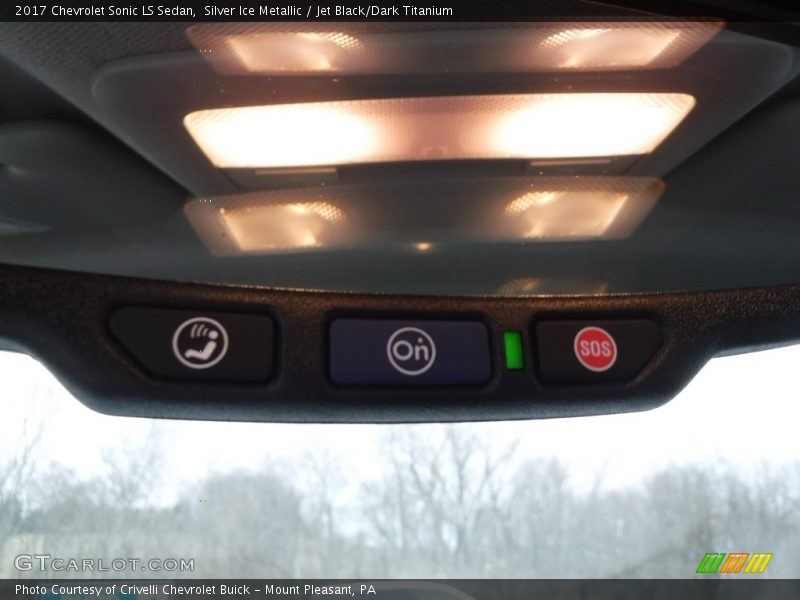 Silver Ice Metallic / Jet Black/Dark Titanium 2017 Chevrolet Sonic LS Sedan