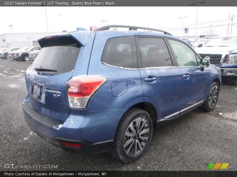 Quartz Blue Pearl / Black 2017 Subaru Forester 2.0XT Touring