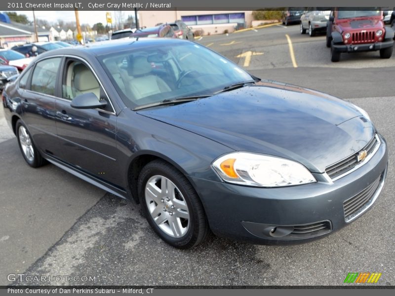 Cyber Gray Metallic / Neutral 2011 Chevrolet Impala LT