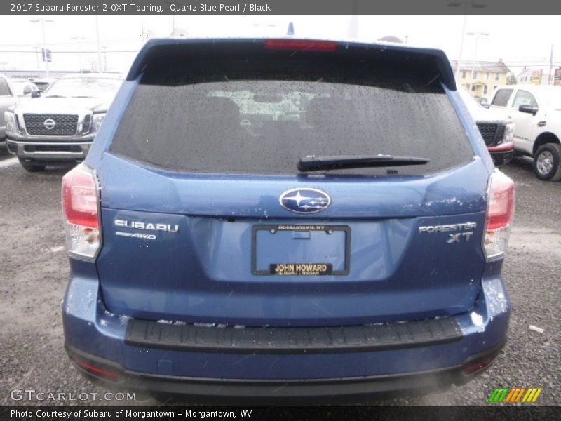 Quartz Blue Pearl / Black 2017 Subaru Forester 2.0XT Touring