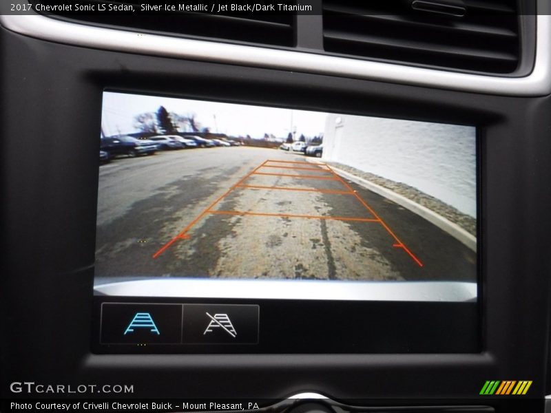 Silver Ice Metallic / Jet Black/Dark Titanium 2017 Chevrolet Sonic LS Sedan