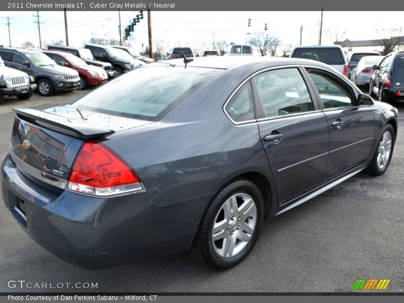 Cyber Gray Metallic / Neutral 2011 Chevrolet Impala LT