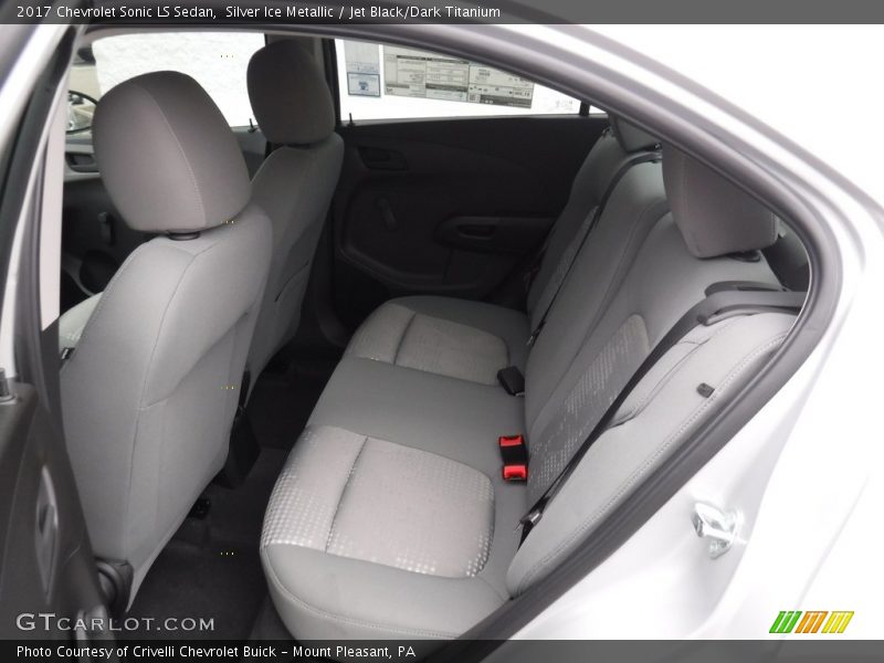 Silver Ice Metallic / Jet Black/Dark Titanium 2017 Chevrolet Sonic LS Sedan