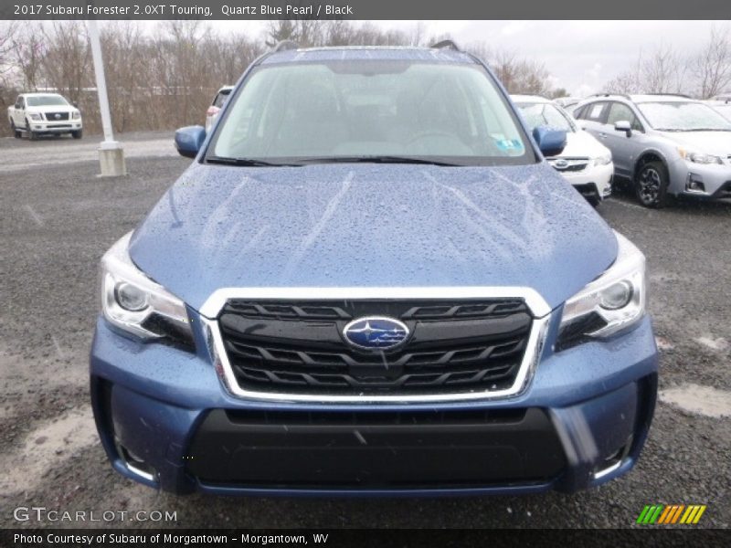 Quartz Blue Pearl / Black 2017 Subaru Forester 2.0XT Touring
