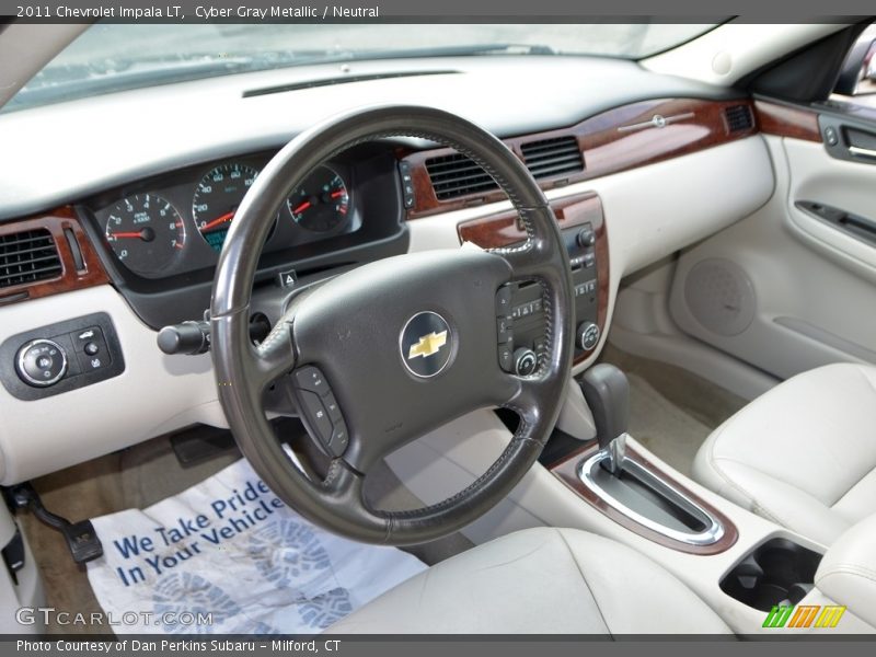 Cyber Gray Metallic / Neutral 2011 Chevrolet Impala LT