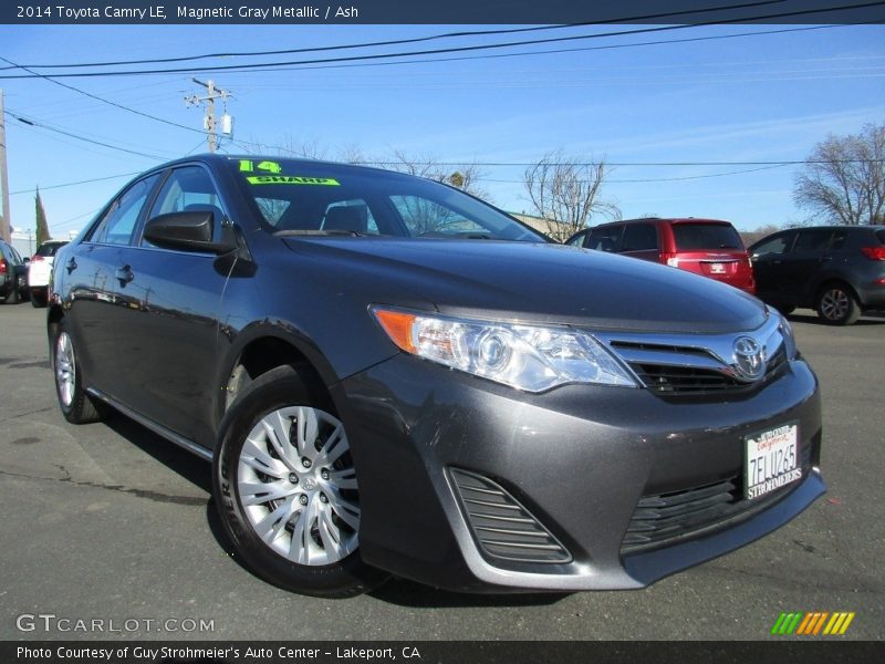 Magnetic Gray Metallic / Ash 2014 Toyota Camry LE