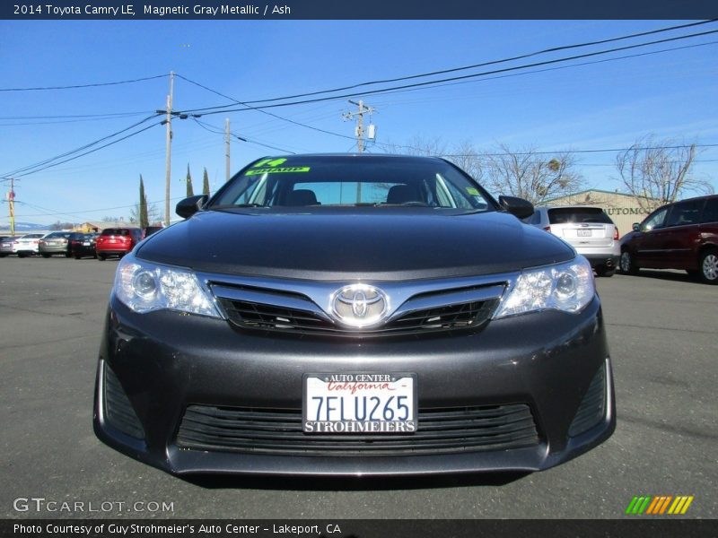 Magnetic Gray Metallic / Ash 2014 Toyota Camry LE