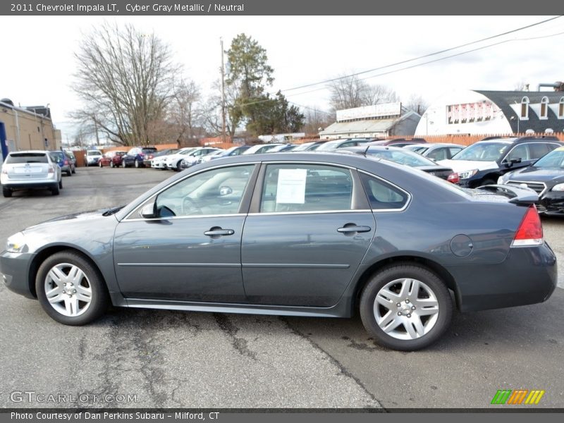 Cyber Gray Metallic / Neutral 2011 Chevrolet Impala LT
