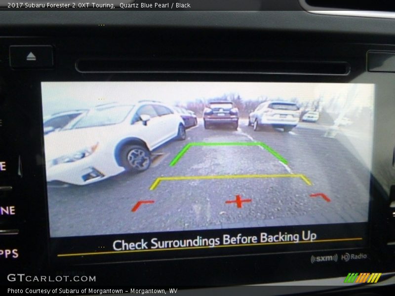 Quartz Blue Pearl / Black 2017 Subaru Forester 2.0XT Touring