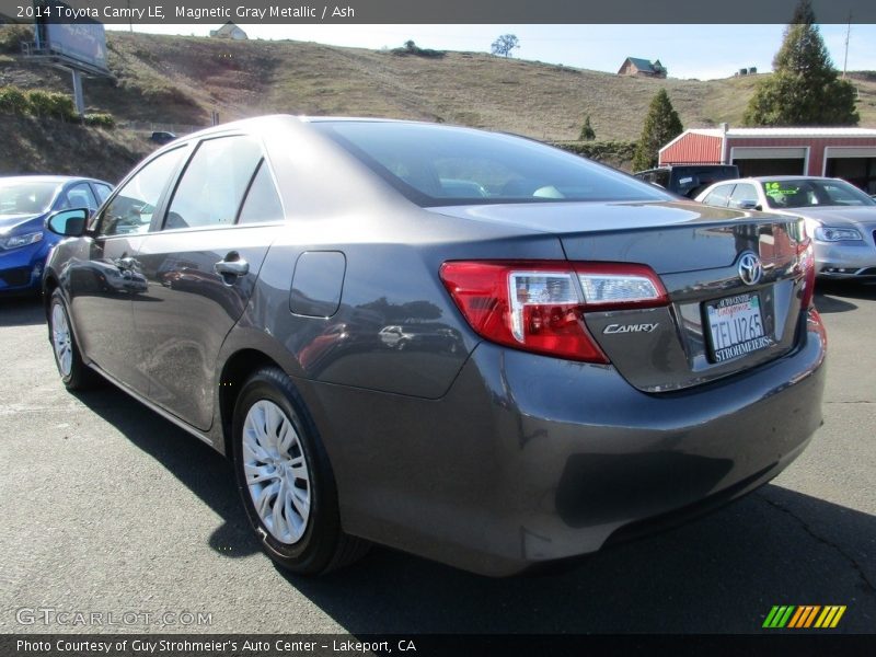 Magnetic Gray Metallic / Ash 2014 Toyota Camry LE