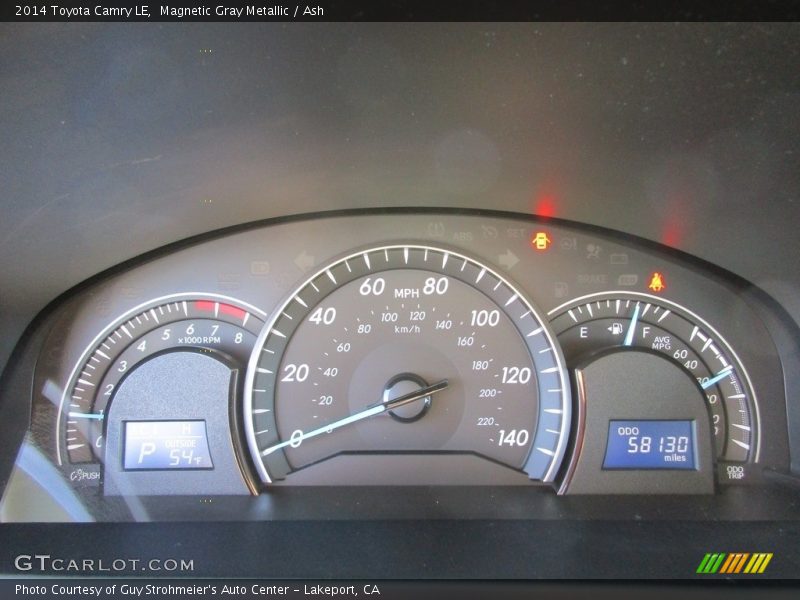 Magnetic Gray Metallic / Ash 2014 Toyota Camry LE