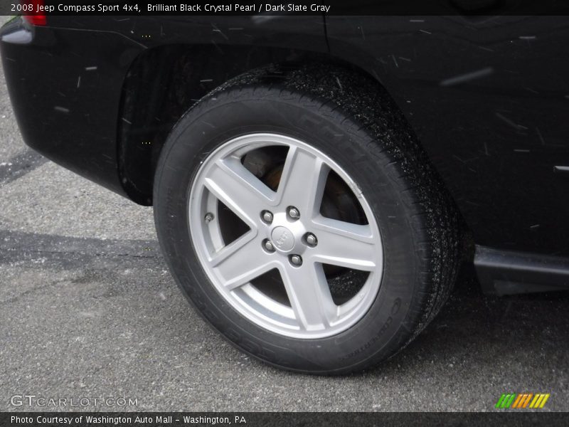 Brilliant Black Crystal Pearl / Dark Slate Gray 2008 Jeep Compass Sport 4x4