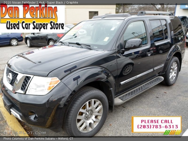 Super Black / Graphite 2010 Nissan Pathfinder S 4x4