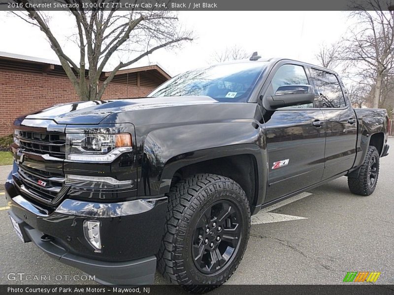 Black / Jet Black 2016 Chevrolet Silverado 1500 LTZ Z71 Crew Cab 4x4