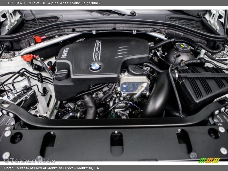 Alpine White / Sand Beige/Black 2017 BMW X3 sDrive28i