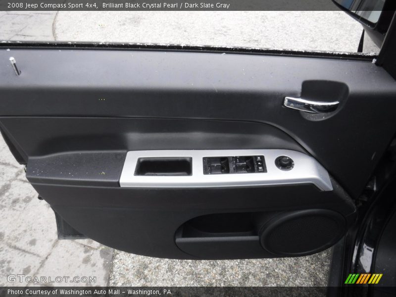 Brilliant Black Crystal Pearl / Dark Slate Gray 2008 Jeep Compass Sport 4x4