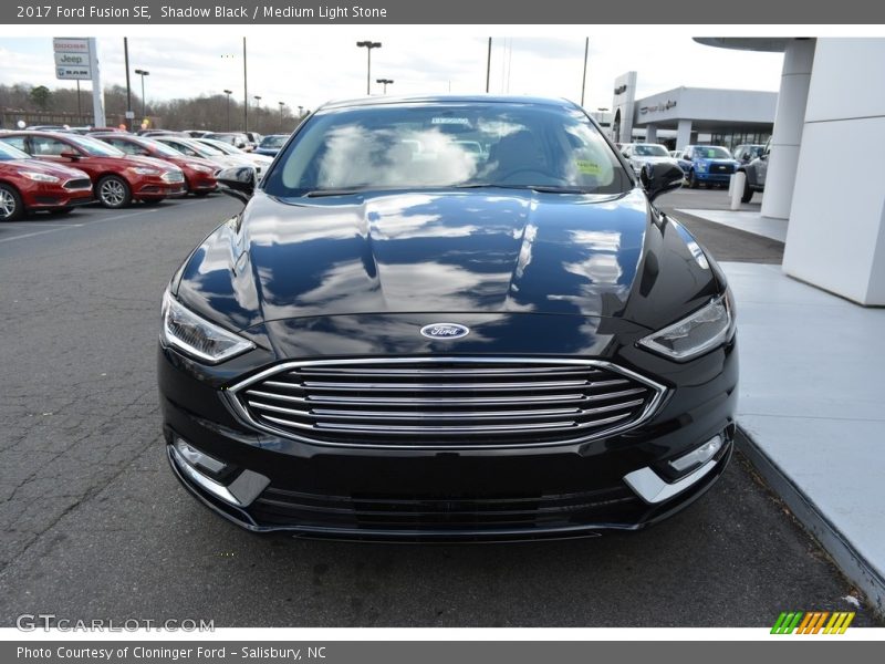 Shadow Black / Medium Light Stone 2017 Ford Fusion SE