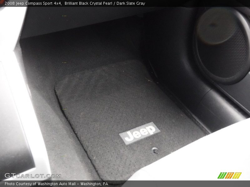 Brilliant Black Crystal Pearl / Dark Slate Gray 2008 Jeep Compass Sport 4x4