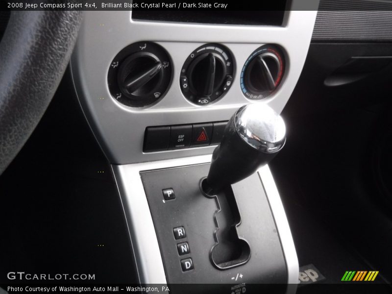 Brilliant Black Crystal Pearl / Dark Slate Gray 2008 Jeep Compass Sport 4x4
