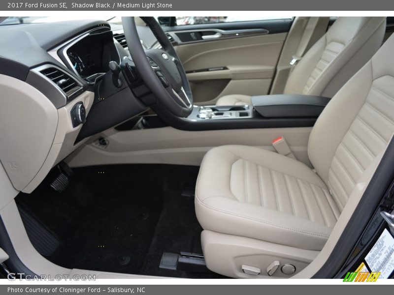 Front Seat of 2017 Fusion SE
