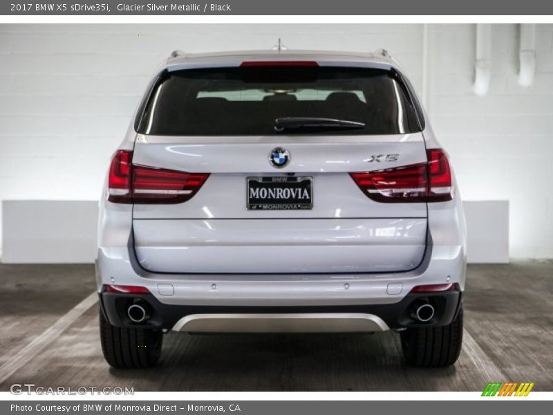 Glacier Silver Metallic / Black 2017 BMW X5 sDrive35i