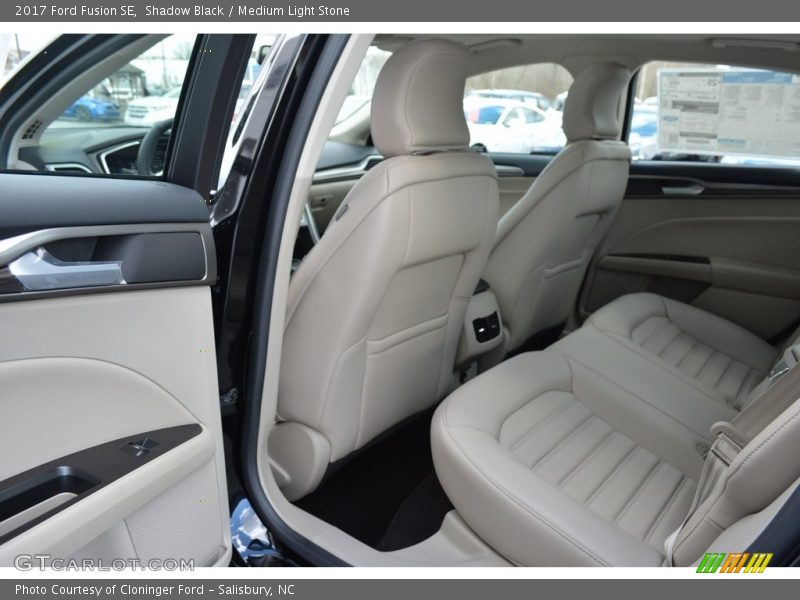 Rear Seat of 2017 Fusion SE